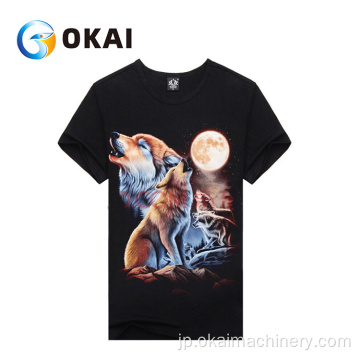 2022 OKAI CMYK + W5色Tシャツ印刷機
